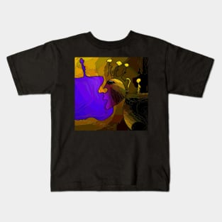 Purple Bag lady Kids T-Shirt